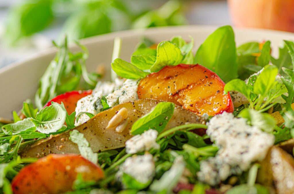 Grilled fruit salad